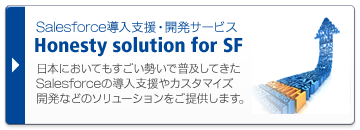 Salesforce導入支援・開発サービス Honesty solution for SF